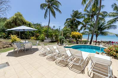 The pool deck at Black Rock Dreams