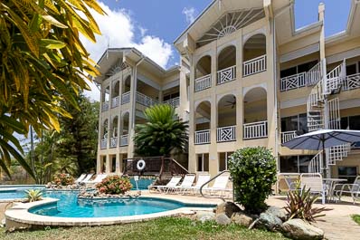 The pool and frontage at Black Rock Dreams